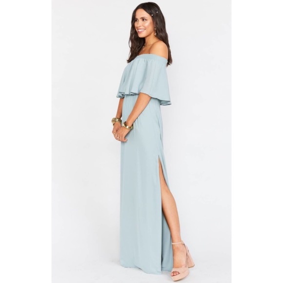 Show Me Your MuMu Hacienda Formal Maxi Dress Sage Green - Picture 13 of 16